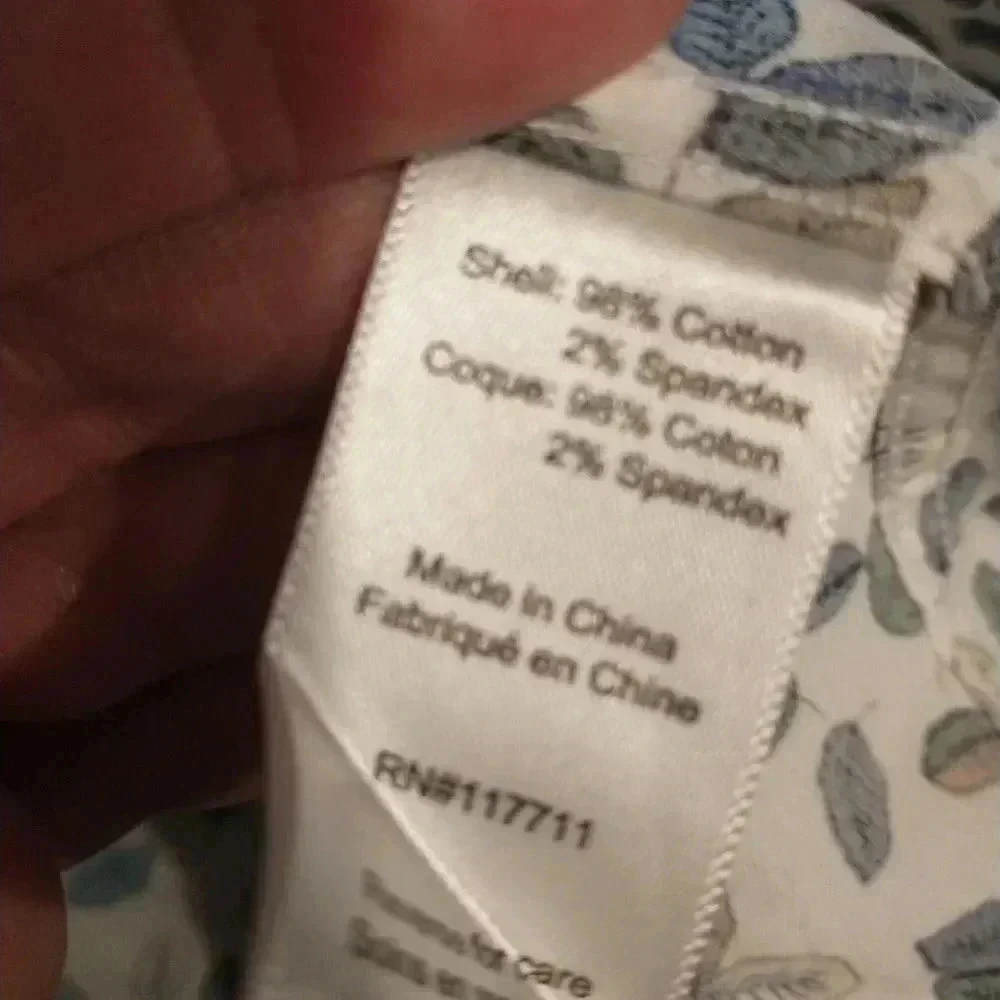 Men's Paisley & Gray Button Down Shirt with Leaves Size 19 XXL Slim Fit - Picture 8 of 8